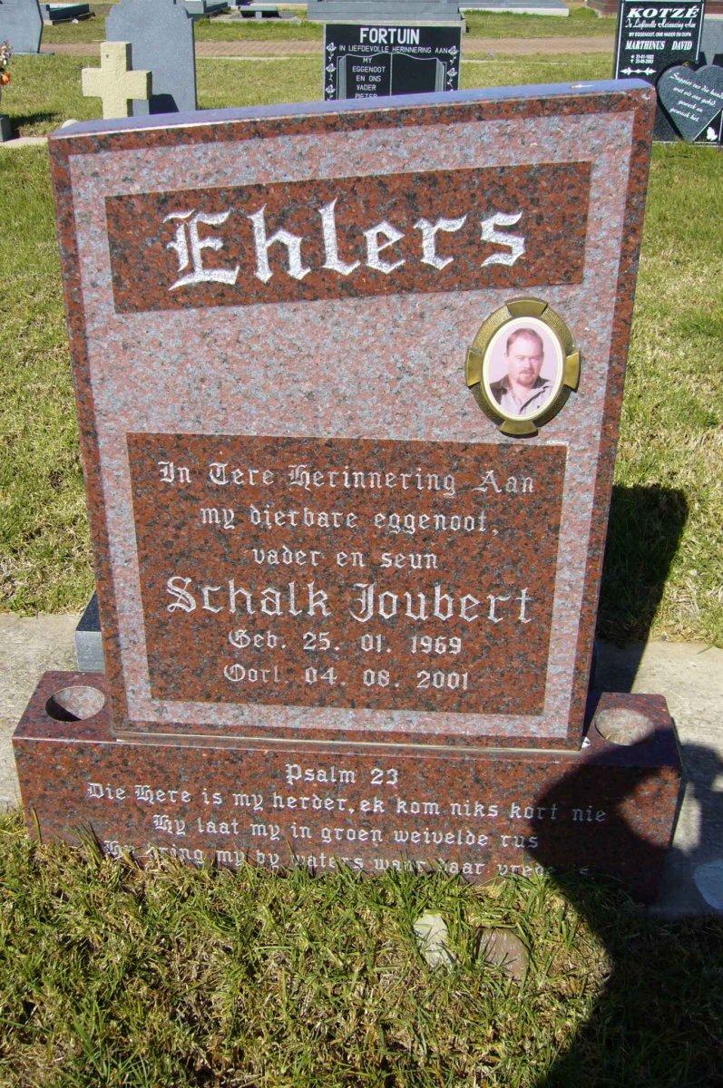 EHLERS Schalk Joubert 1969-2001