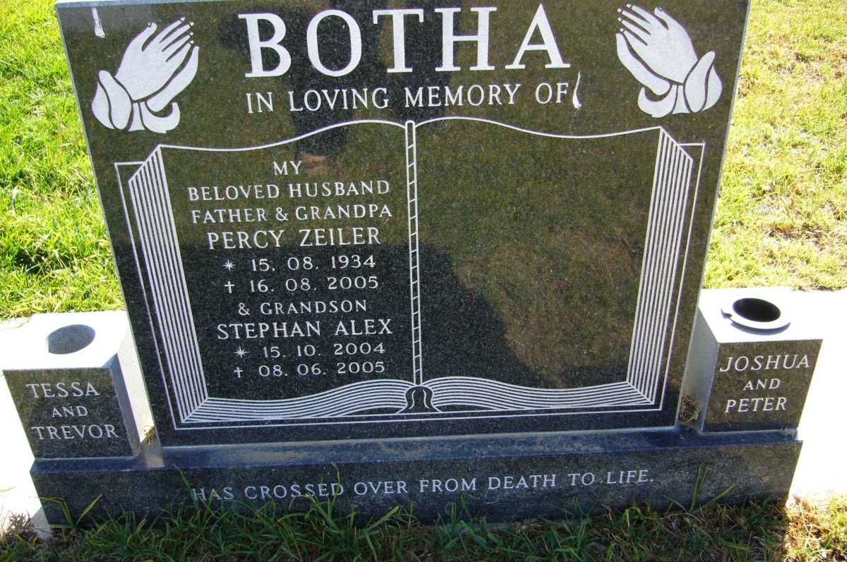 BOTHA Percy Zeiler 1934-2005