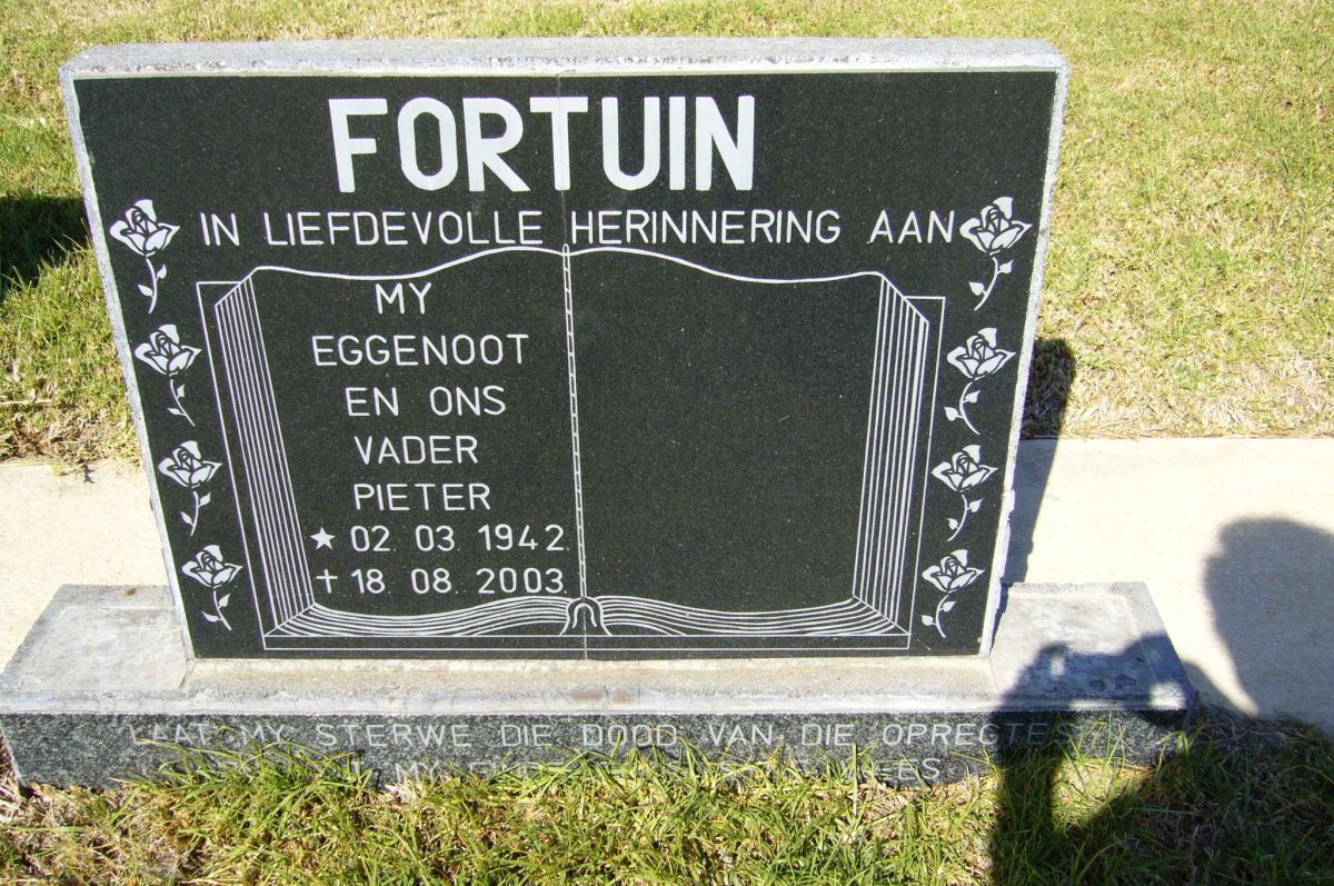 FORTUIN Pieter 1942-2003