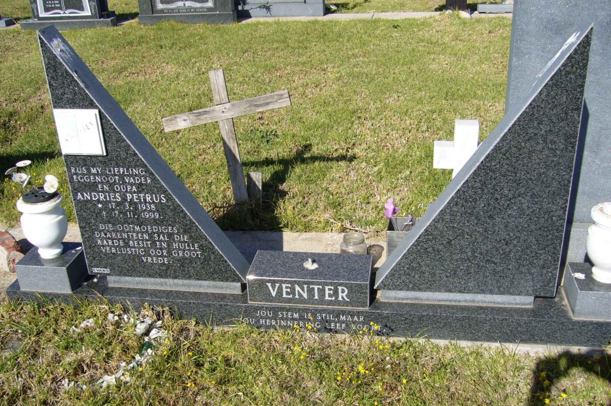 VENTER Andries Petrus 1938-1999