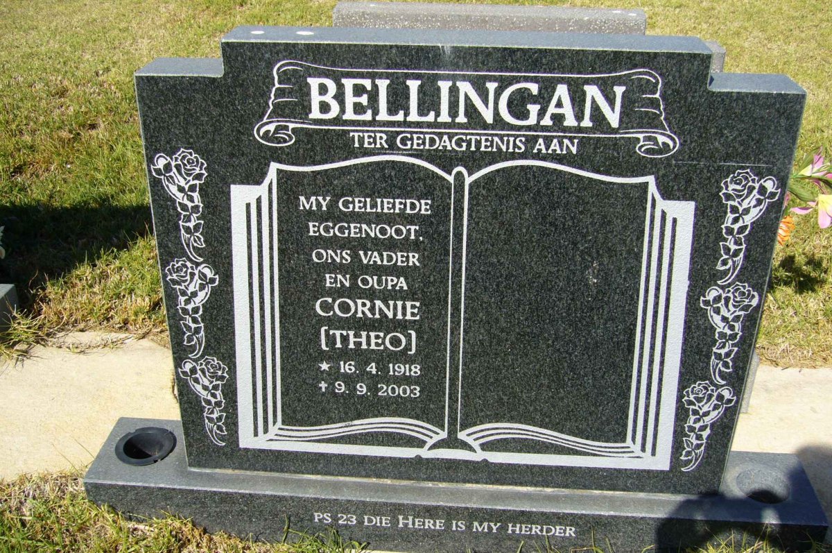BELLINGAN Cornie 1918-2003