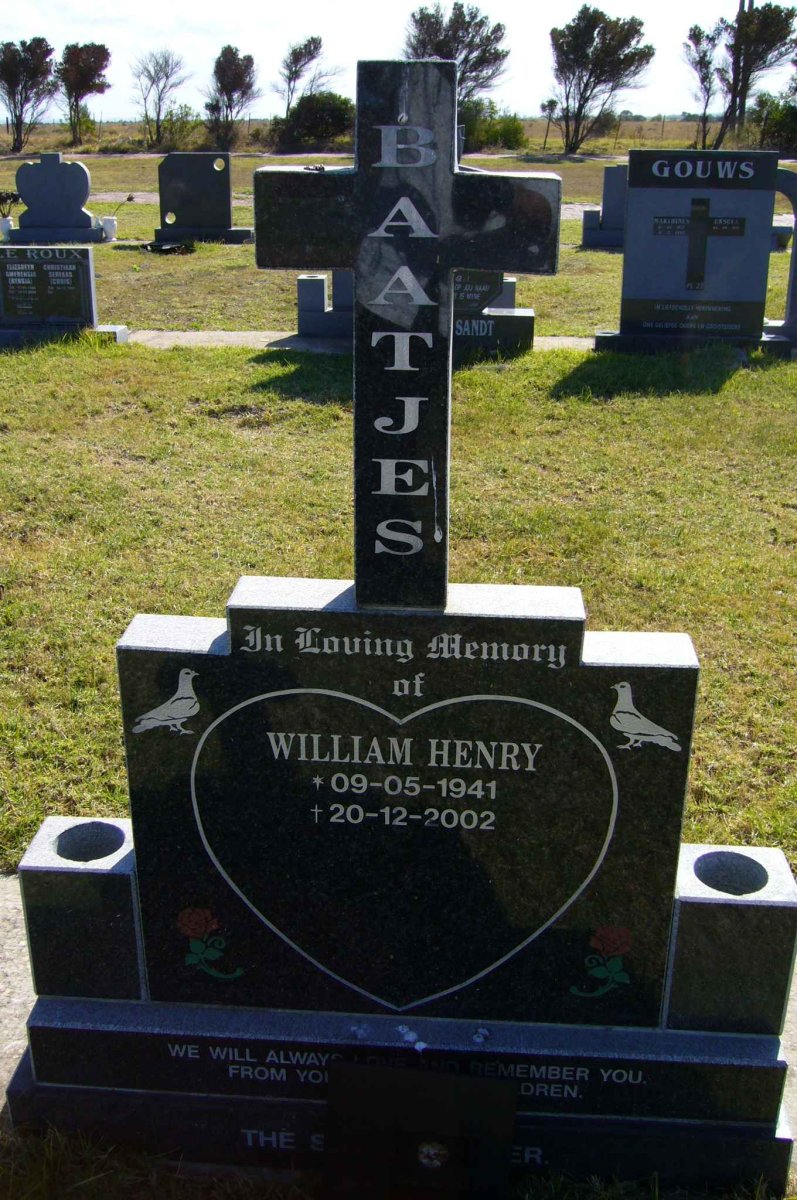 BAATJES William Henry 1941-2002