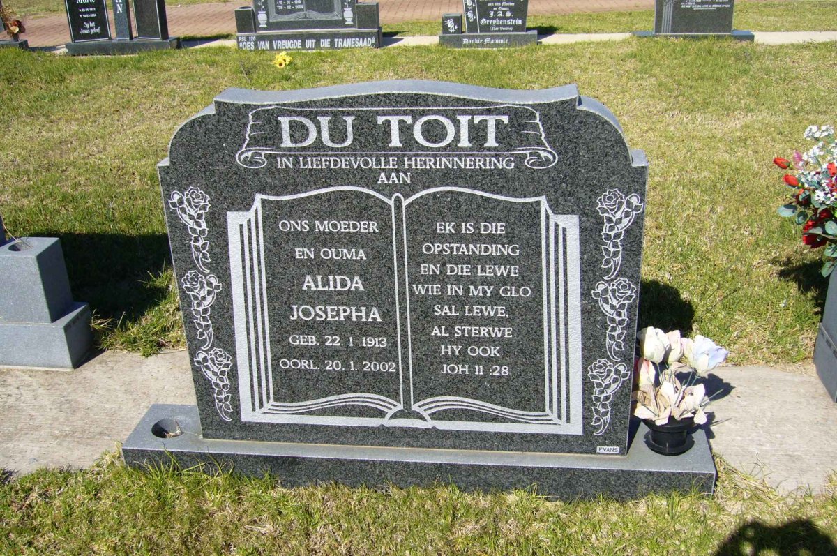 TOIT Alida Josepha, du 1913-2002