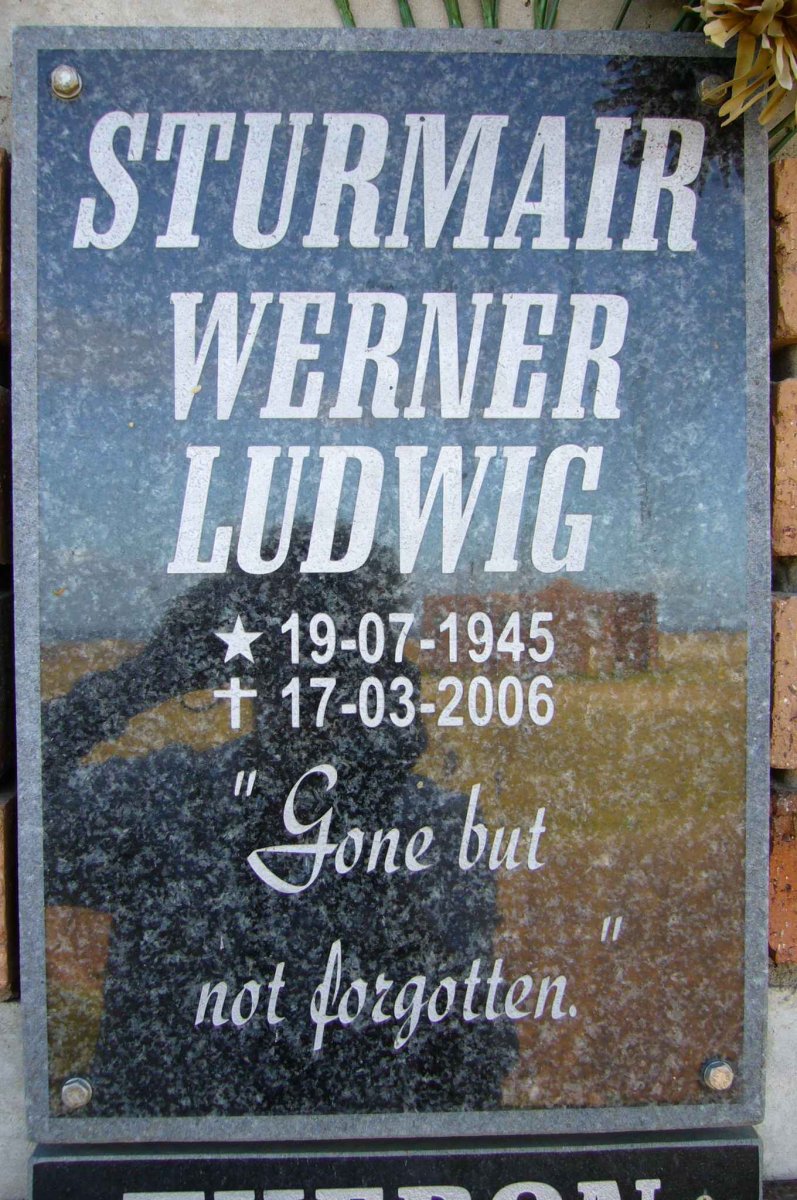 STURMAIR Werner Ludwig 1945-2006