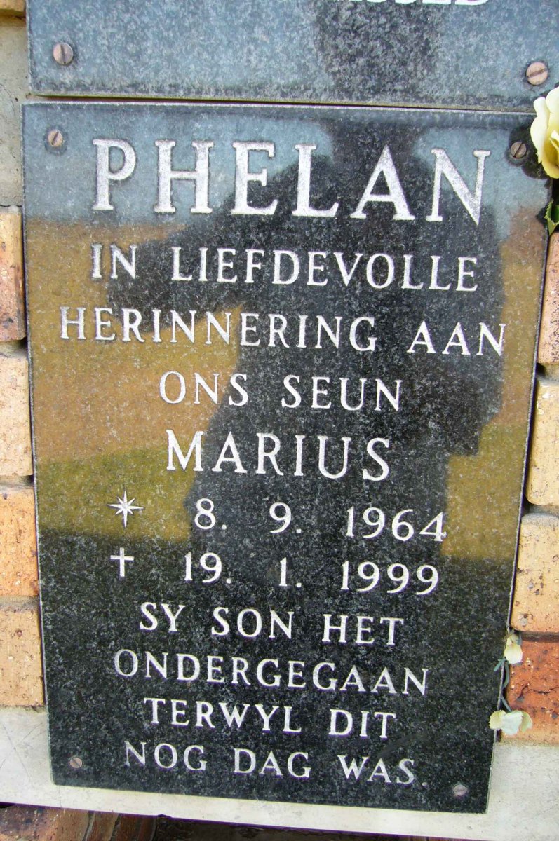 PHELAN Marius 1964-1999