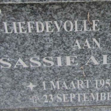 ALLERS Sassie 1958-2015