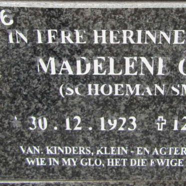 GREEFF Magdelene 1923-2018
