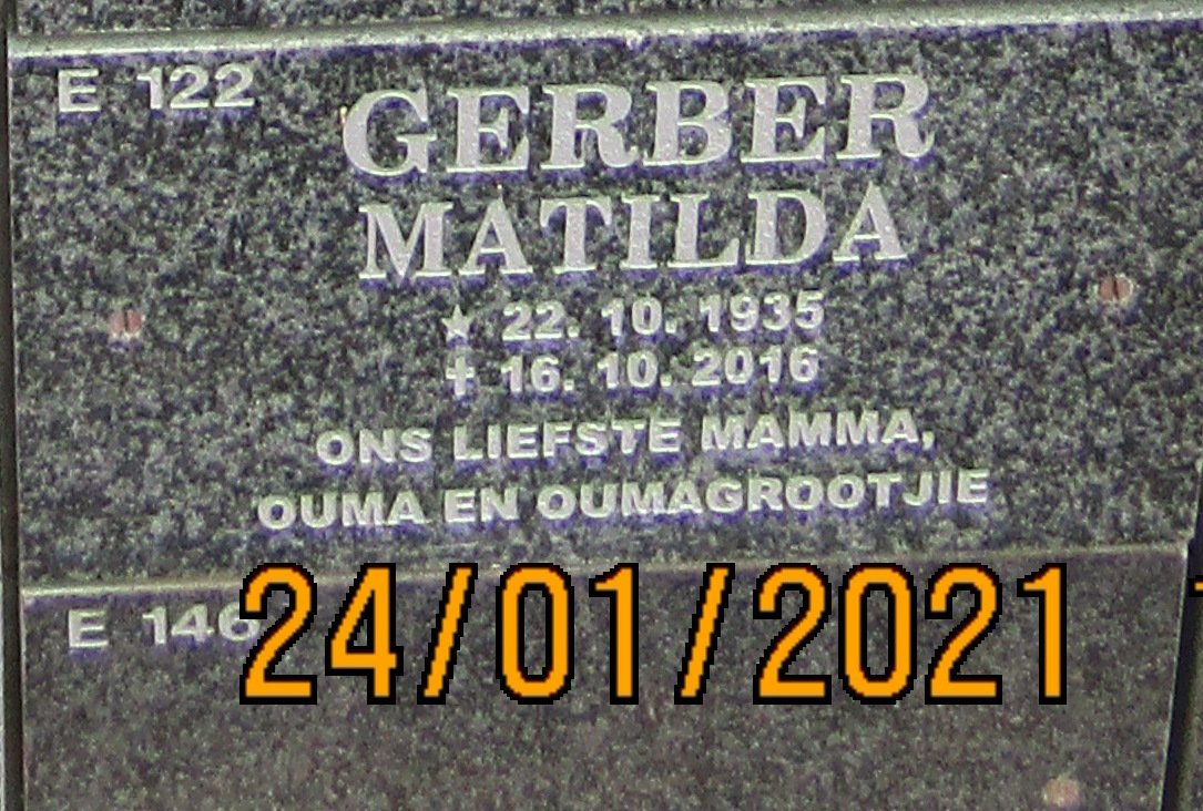 GERBER Matilda 1935-2016