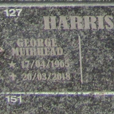 HARRIS George Muirhead 1965-2018
