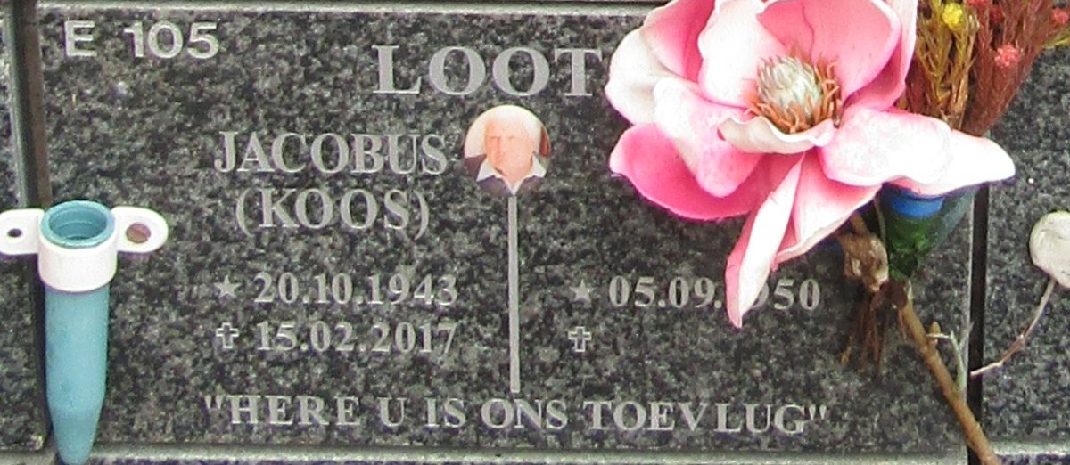 LOOTS Jacobus 1943-2017