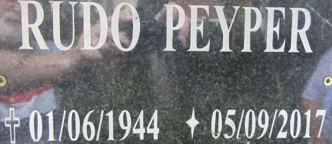 PEYPER Rudo 1944-2017