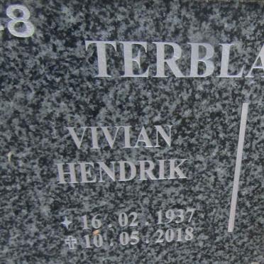 TERBLANCHE Vivian Hendrik 1937-2018