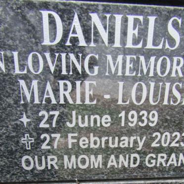 DANIELS Marie Louise 1939-2023