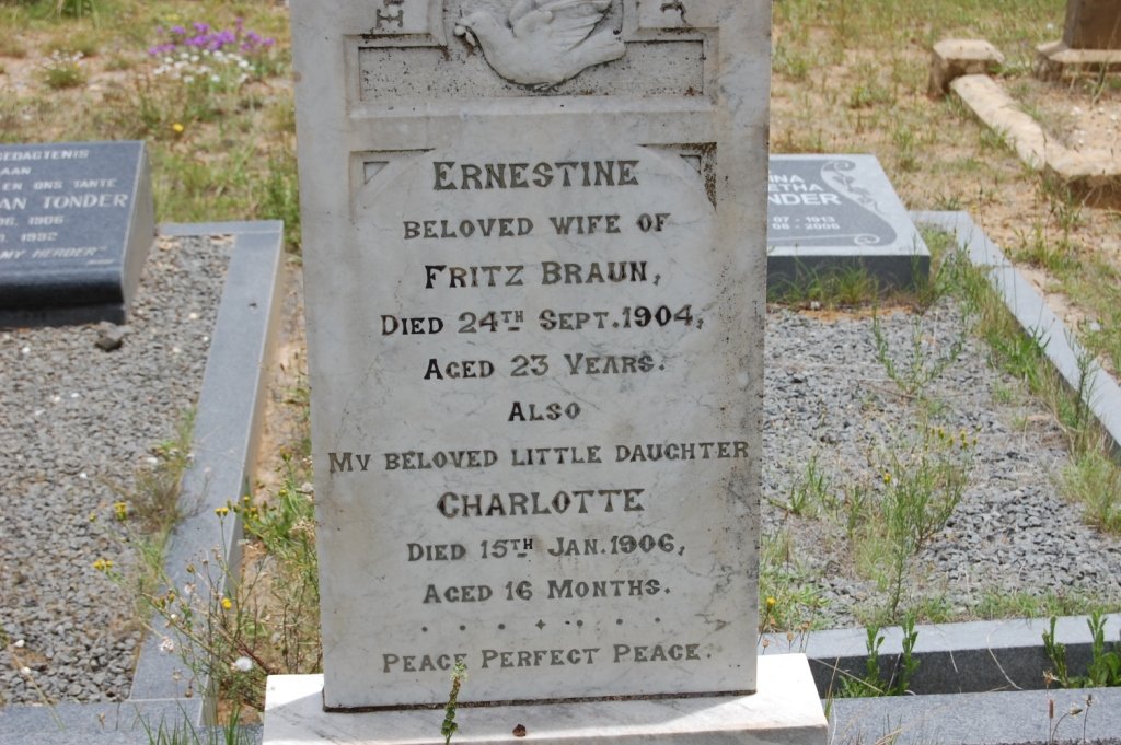 BRAUN Ernestine -1904 :: BRAUN Charlotte -1906