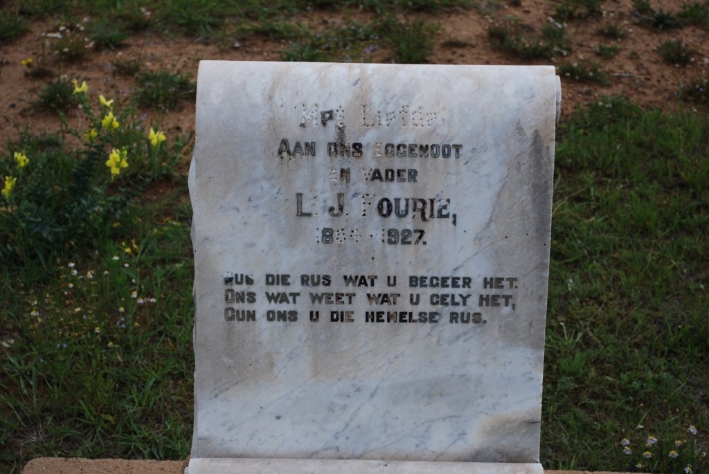 FOURIE L.J. 1854-1927