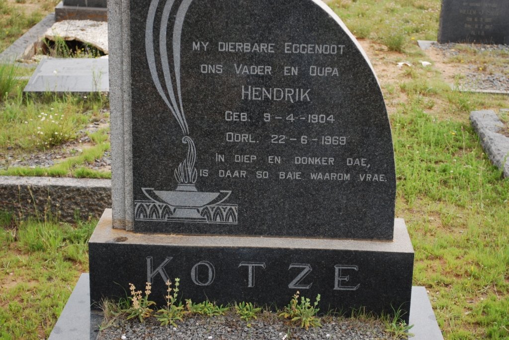 KOTZE Hendrik 1904-1969