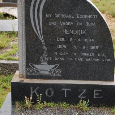 KOTZE Hendrik 1904-1969