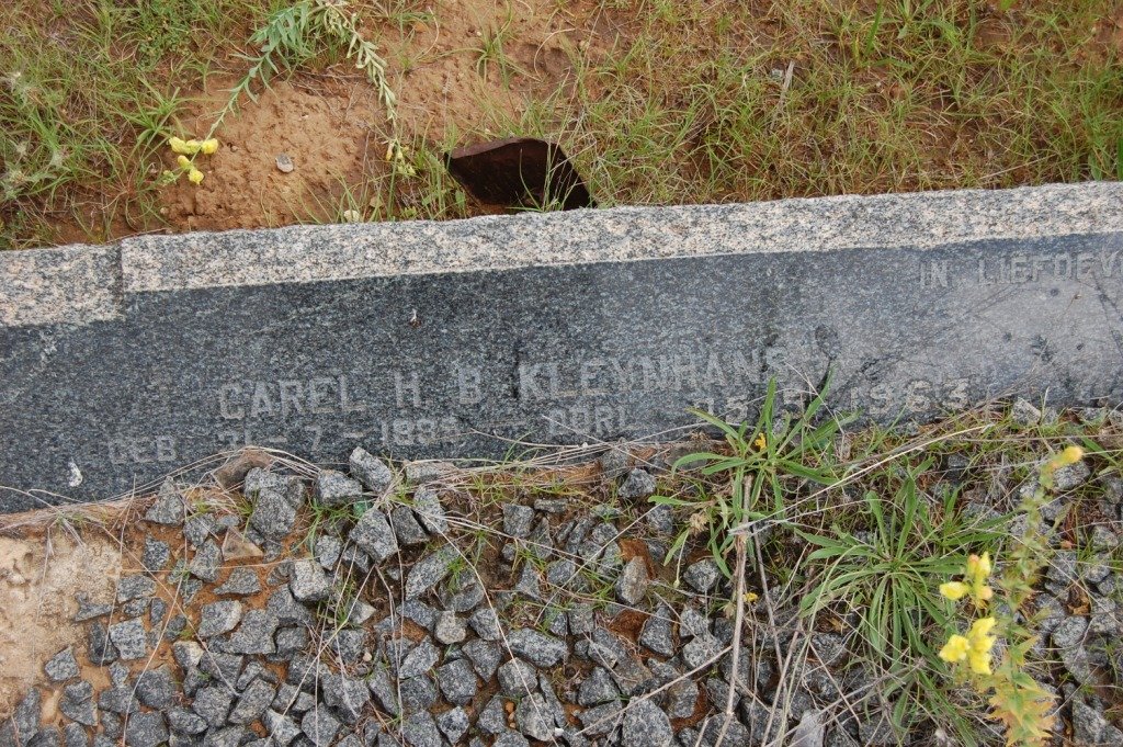 KLEYNHANS Carel H.B. 1895-1963