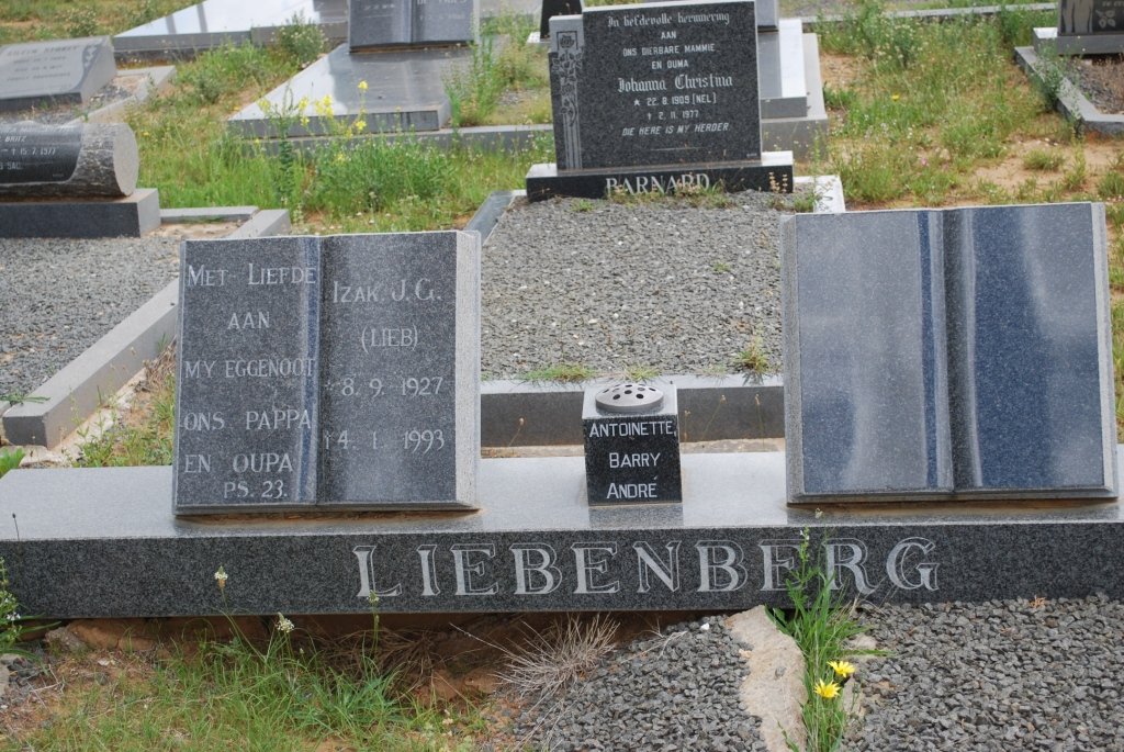 LIEBENBERG Izak J.G. 1927-1993