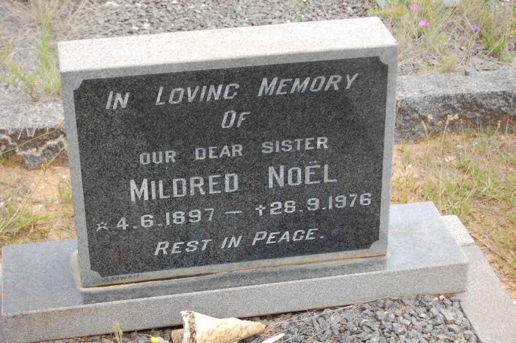 NOEL Mildred 1897-1976