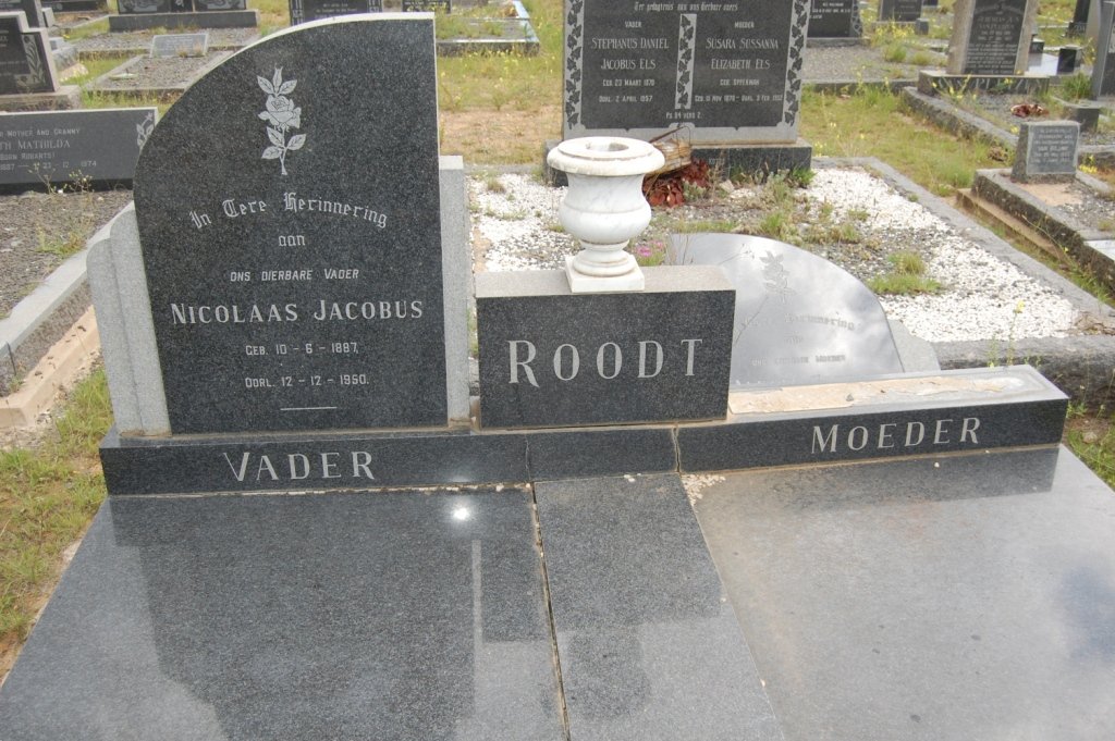 ROODT Nicolaas Jacobus 1897-1950