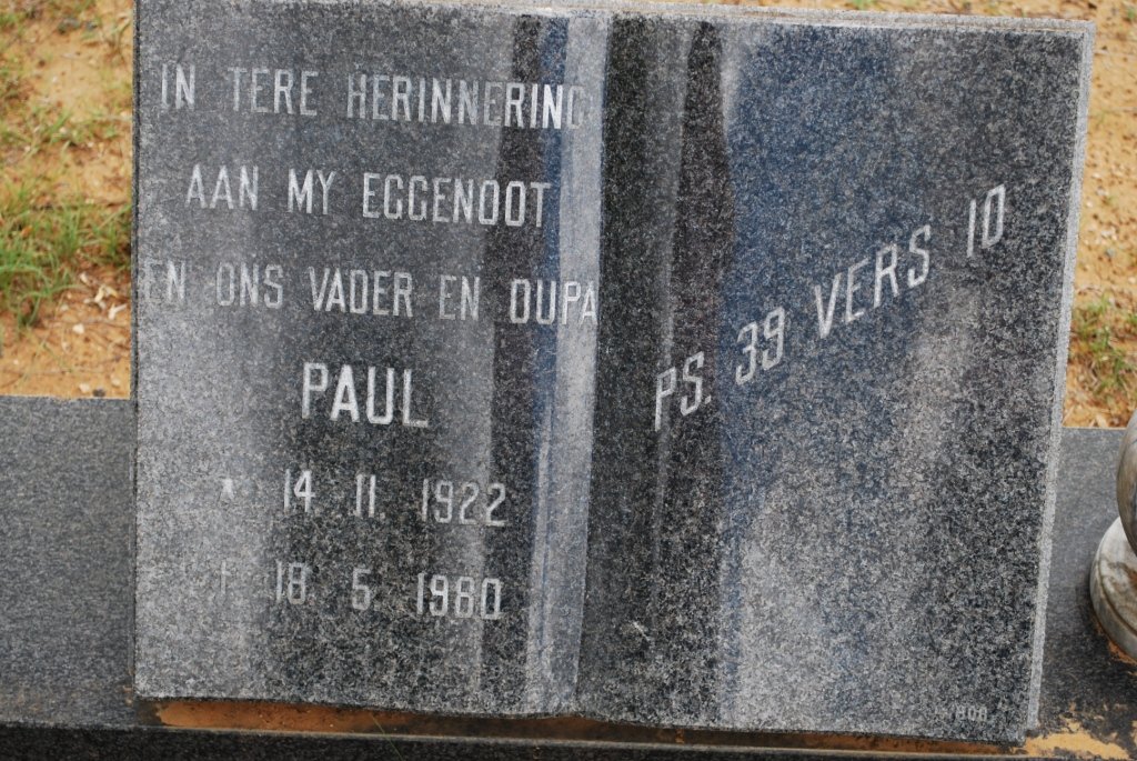 ROOYEN Paul, van 1922-1980