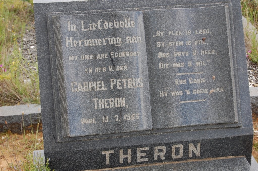 THERON Gabriel Petrus -1955