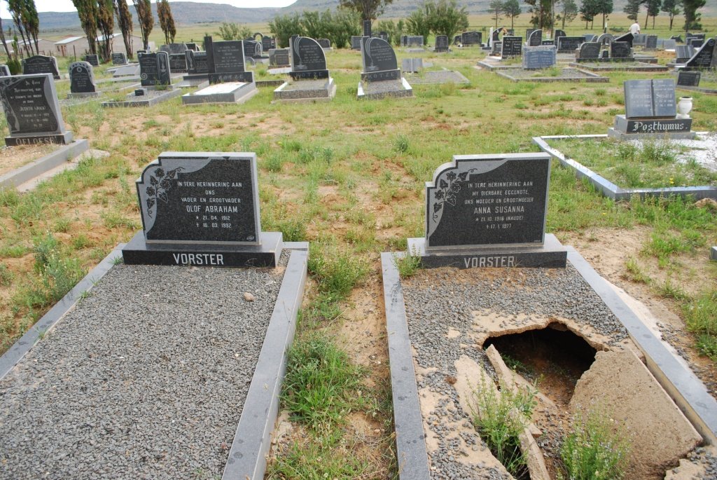 VORSTER Olof Abraham 1912-1992 &amp; Anna Susanna NAUDE 1916-1977