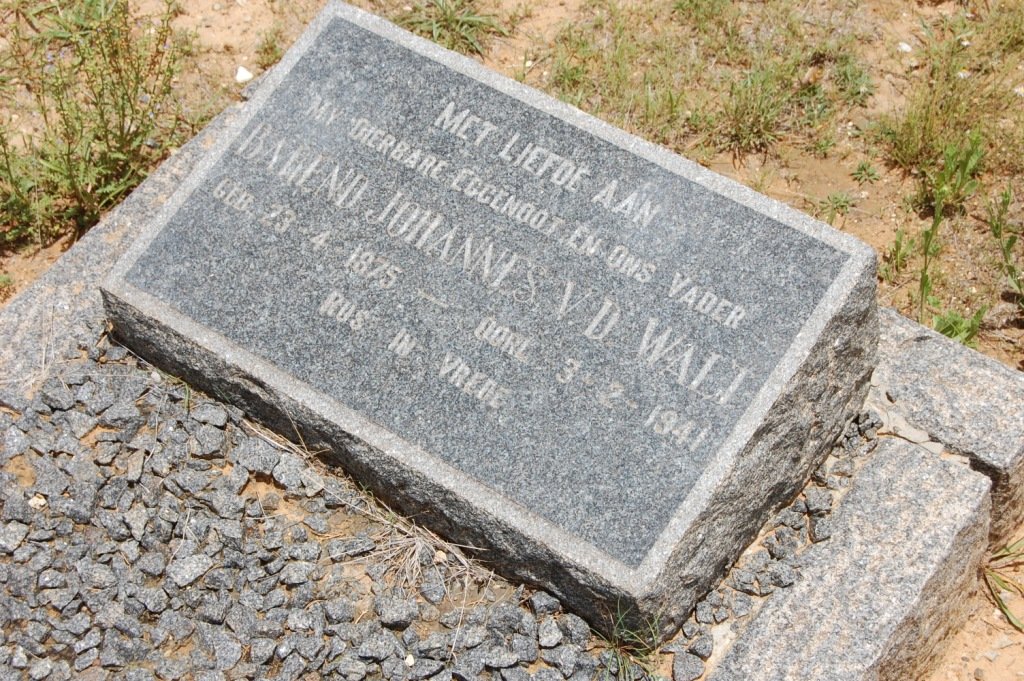 WALT Barend Johannes, v.d. 1875-1941