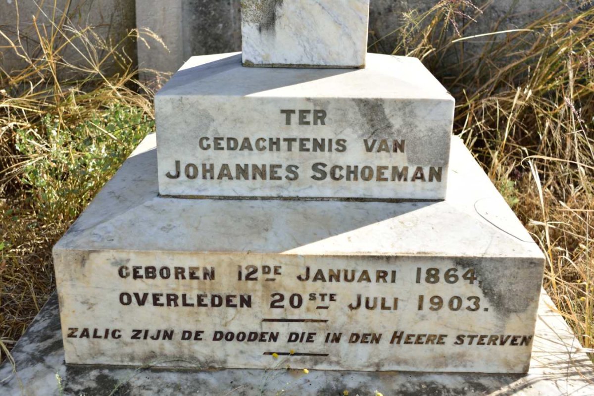 SCHOEMAN Johannes 1864-1903