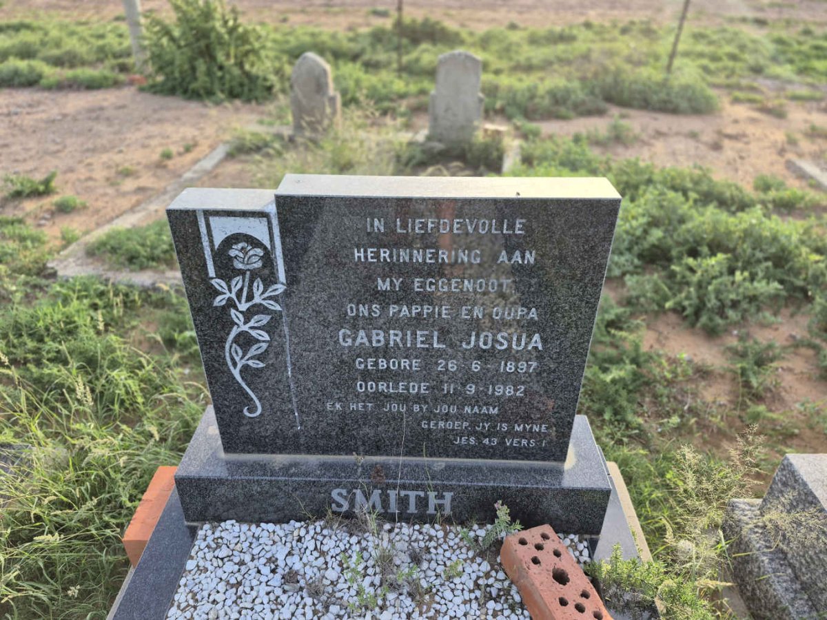 SMITH Gabriel Josua 1897-1982