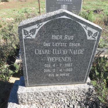 WEPENER Charl David Naude 1882-1958