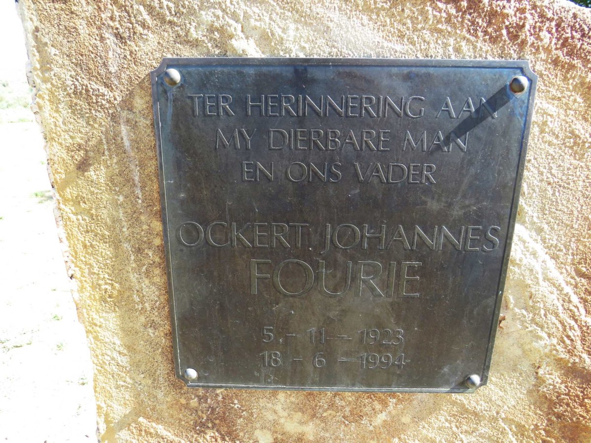 FOURIE Ockert Johannes 1923-1994_2
