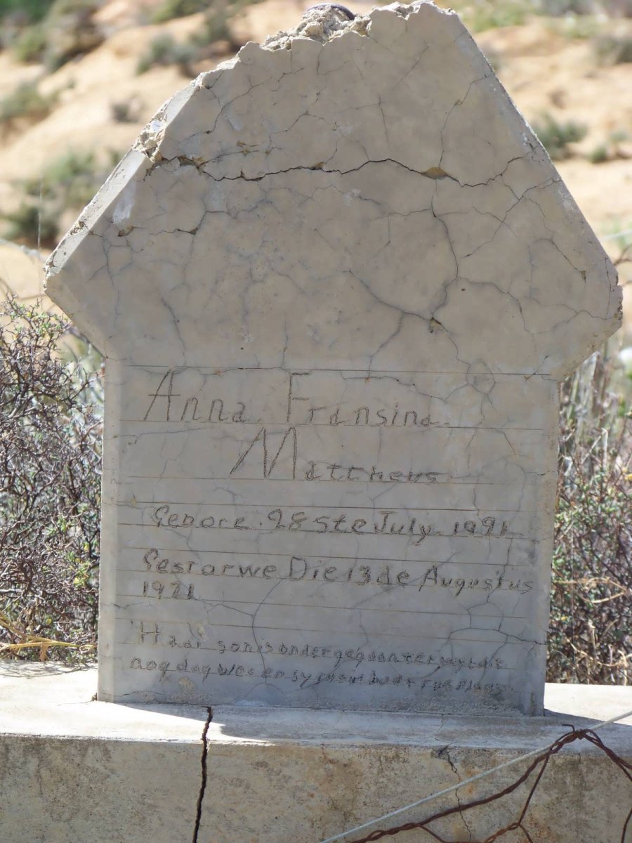 MATTHEUS Anna Fransina 1891-1971