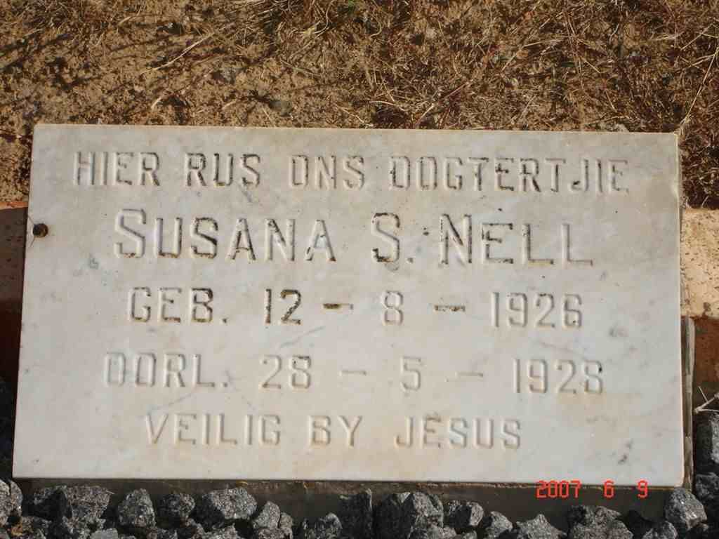 NELL Susanna S. 1926-1928