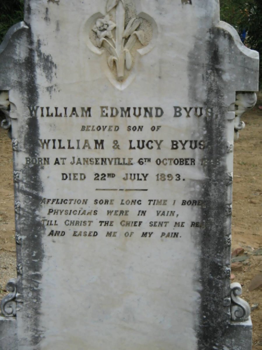 BYUS William Edmund 1868-1893
