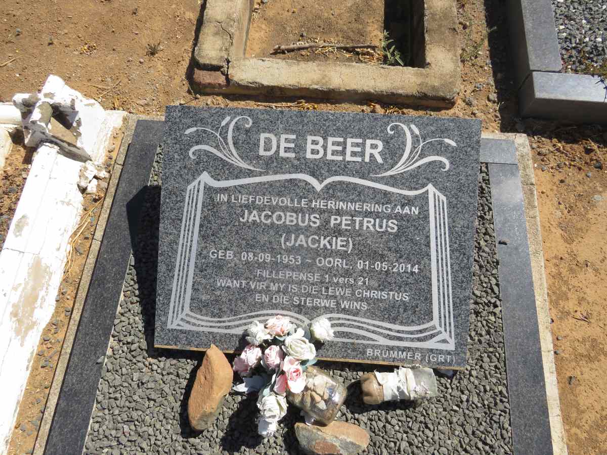 BEER Jacobus Petrus, de 1953-2014