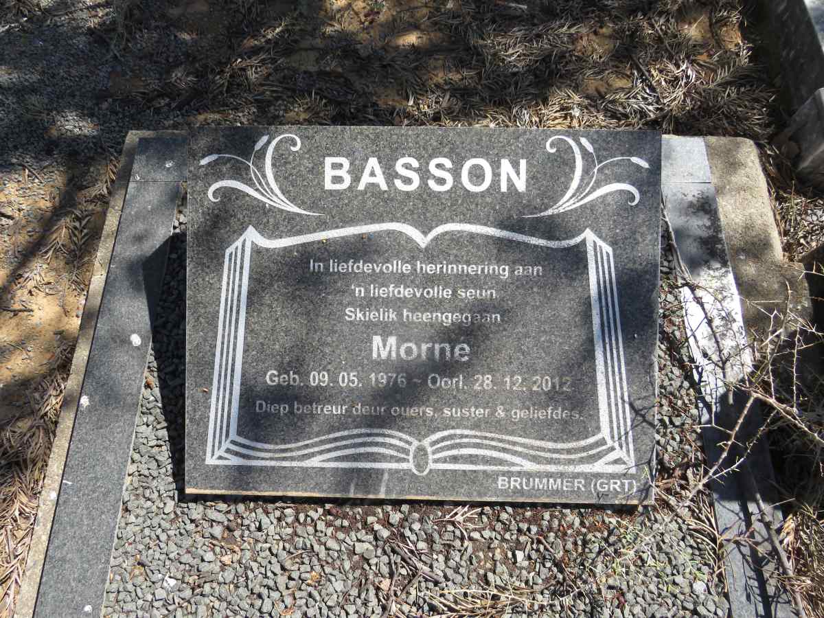 BASSON Morne 1976-2012