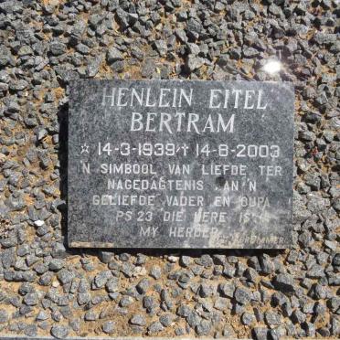 BERTRAM Henlein Eitel 1939-2003