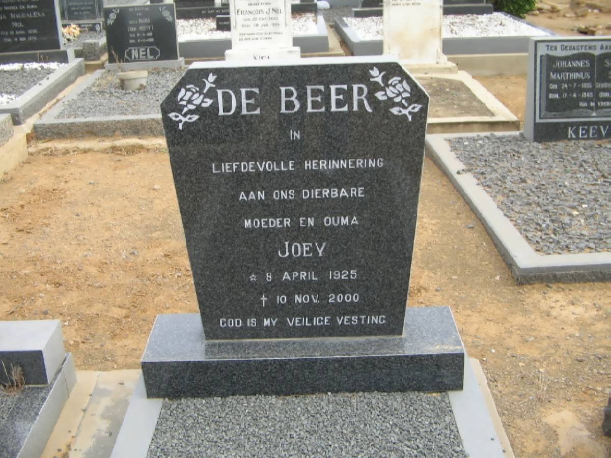 BEER Joey, de 1925-2000