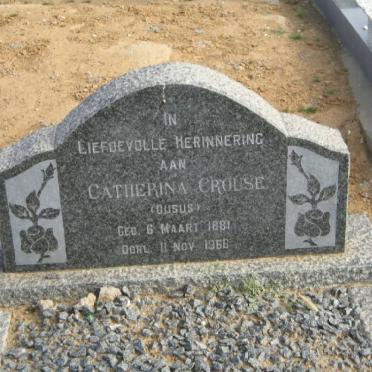 CROUSE Catherina 1881-1966