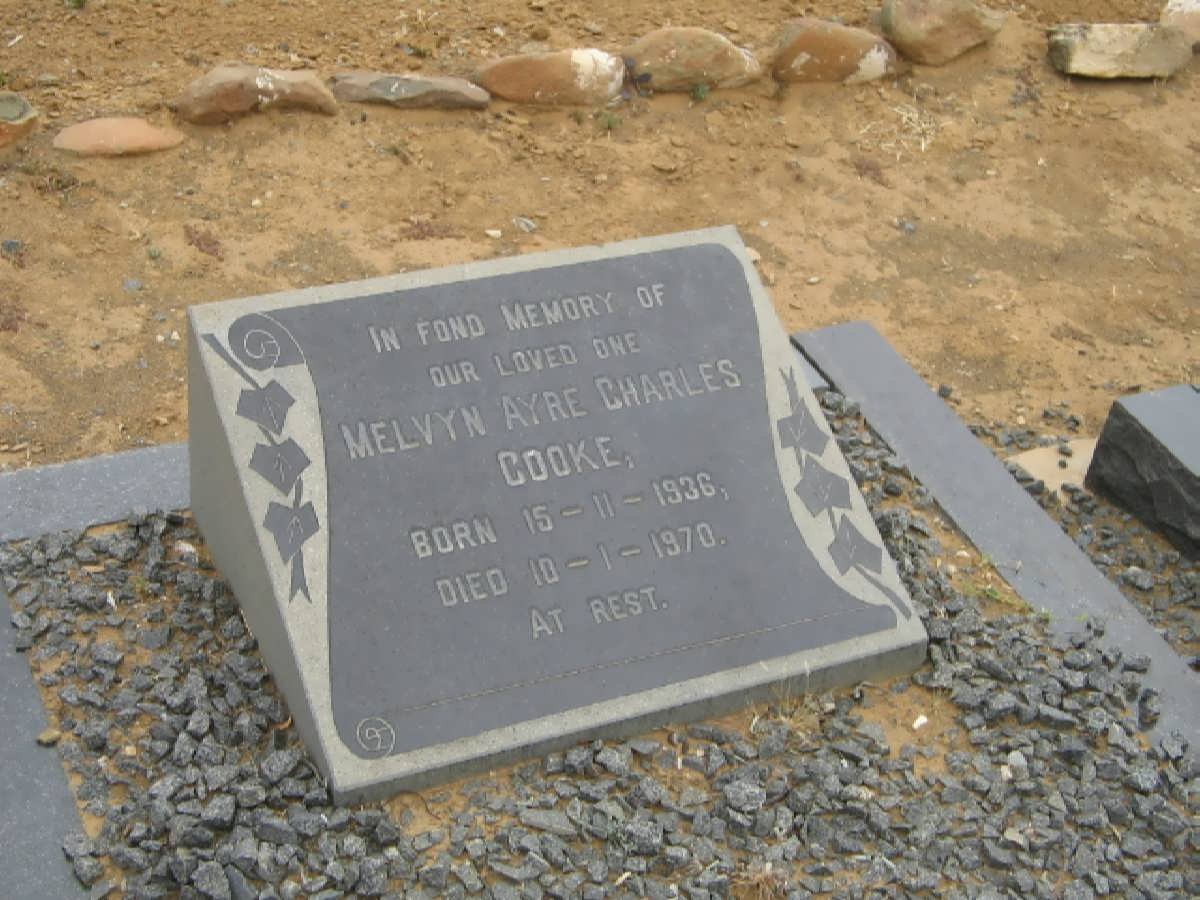 COOKE Melvyn Ayre Charles 1936-1970