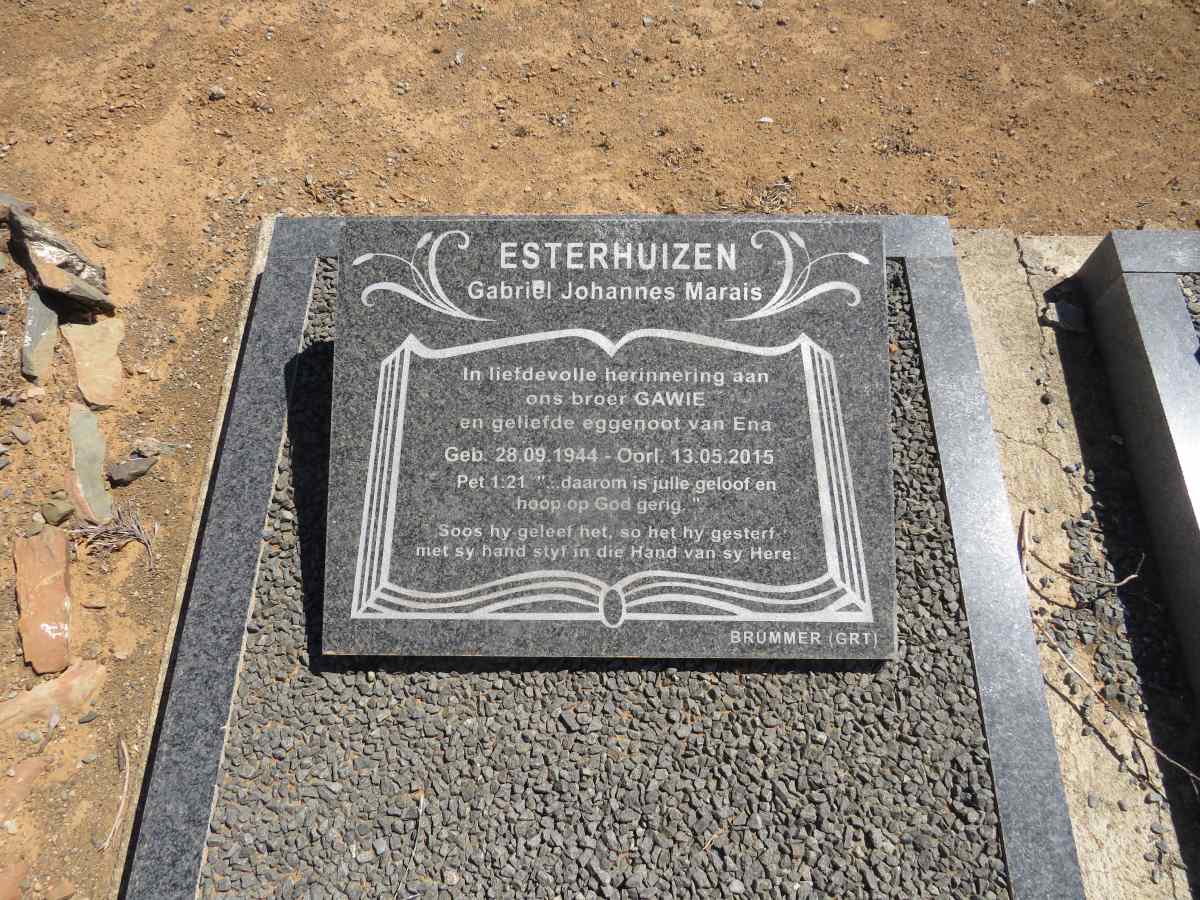 ESTERHUIZEN Gabriel Johannes Marais 1944-2015