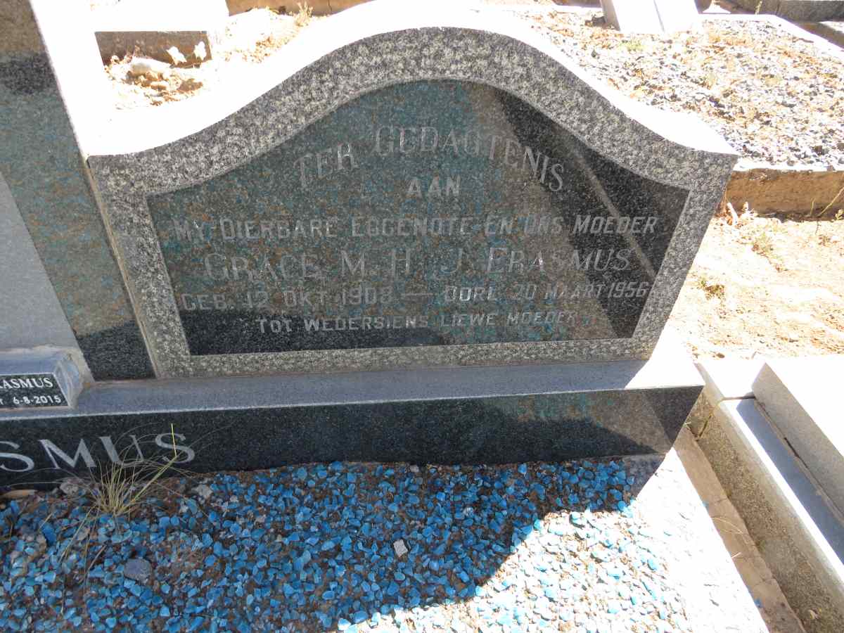 ERASMUS Willie A. 1908-1976 & Grace M.H.J. 1908-1956 :: ERASMUS Lourens 1935-2015 _1