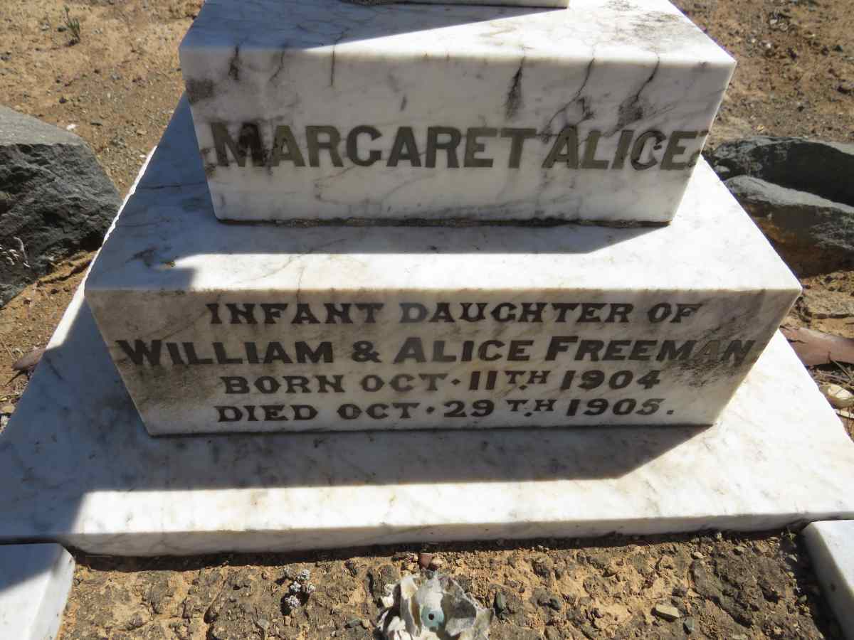 FREEMAN Margaret Alice 1904-1905