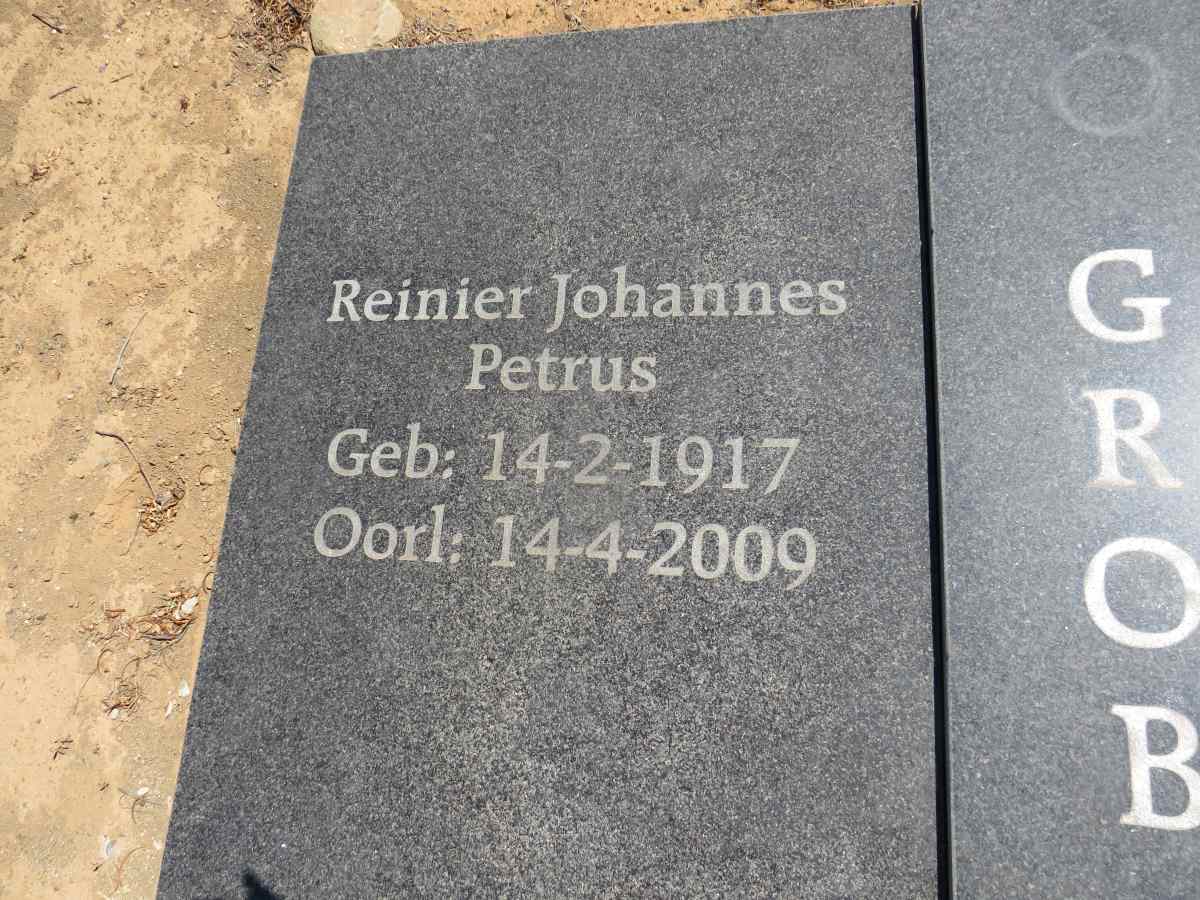 GROBLER Renier Johannes Petrus 1917-2009 & Maria Elizabeth BOSCH 1923-2018_1