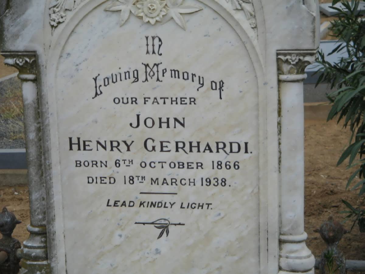GERHARDI John Henry 1866-1938