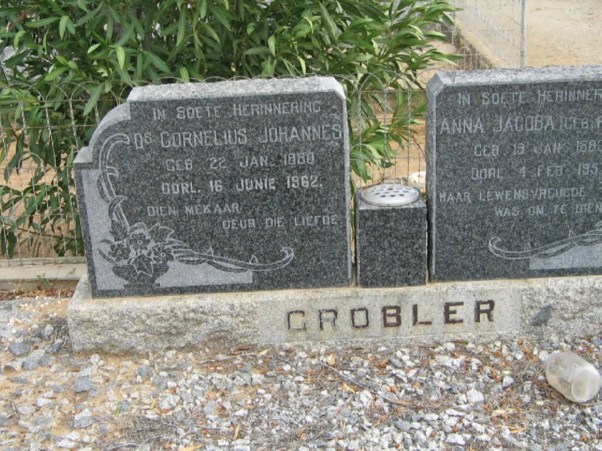 GROBLER Cornelius Johannes 1880-1962 &amp; Anna Jacoba FOURIE 1883-1957 _1