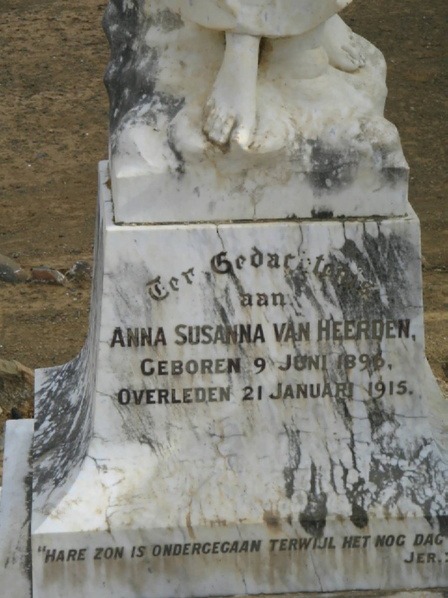 HEERDEN Anna Susanna, van 1896-1915