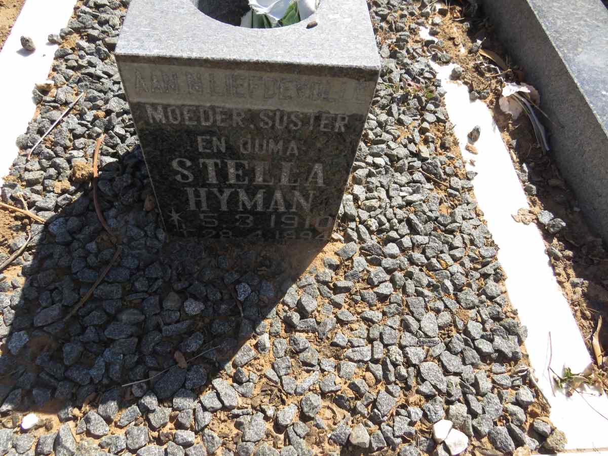 HYMAN Stella 1910- 1994